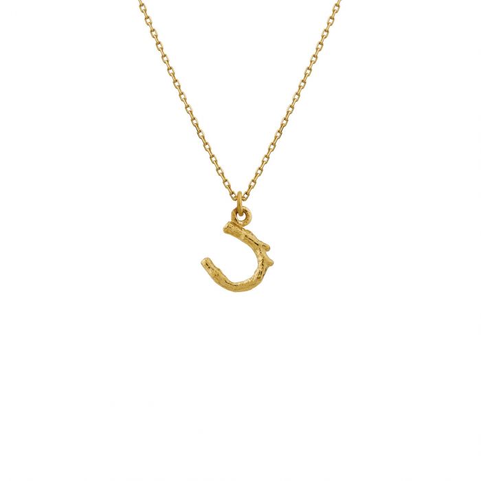 ALEX MONROE TEENY TINY HORSESHOE NECKLACE