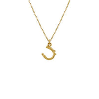 ALEX MONROE TEENY TINY HORSESHOE NECKLACE